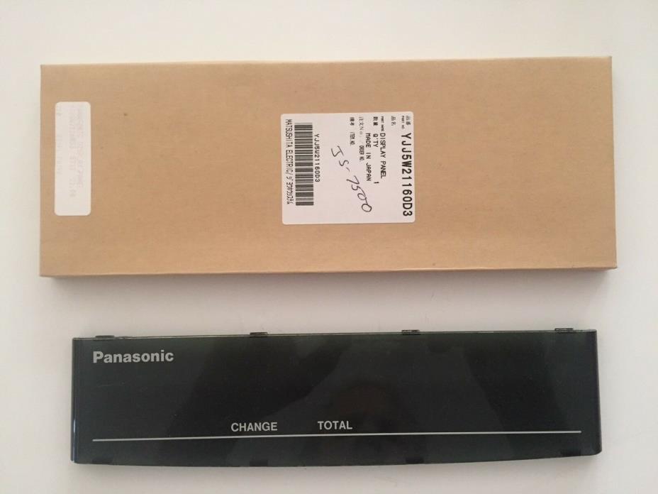 Panasonic 7500 POS Register Display Panel Plastic Cover NEW! Part # YJJ5W21160D3