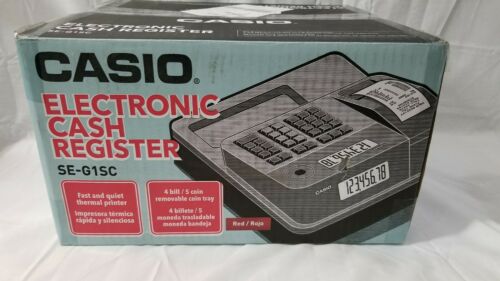 Casio SEG1 Single-tape Thermal Cash Register SE-G1SC-RD