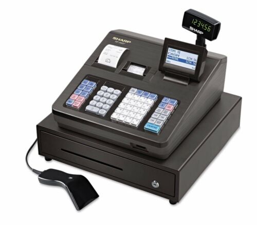 Sharp XE-A507 Electronic Cash Register Black