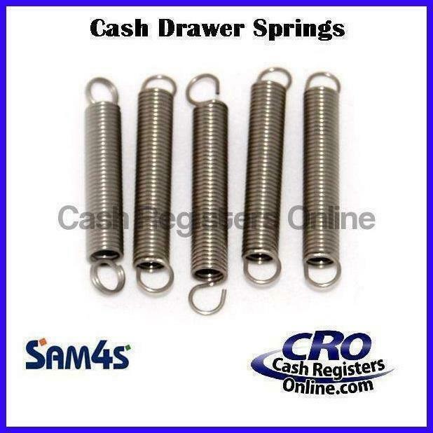 Samsung and SAM4s Cash Register Drawer Bill Weight Springs - Quantity of 5