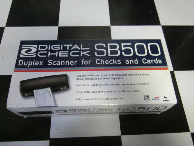 NEW DIGITAL CHECK MOBILE SCANNER MODEL SB500