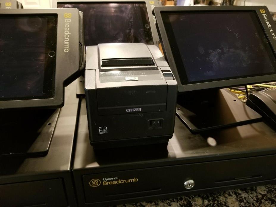 I-Pad Based Restaurant POS System  4 Terminals - Breadcrumb/Upserve - 4 printers