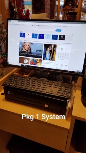 Dell Optiflex 5050 7th Gen i5 Point Of Sale Pos Complete Pkg w/ Cash Drawer