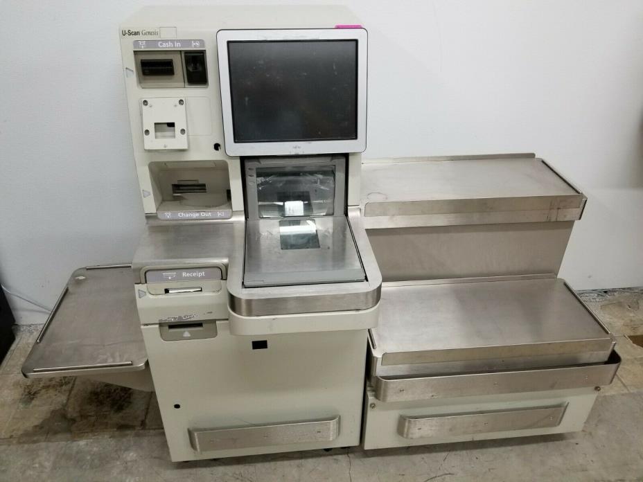 Fujitsu U-Scan Genesis Self Checkout Cashier System Scanner Scale POS Uscan
