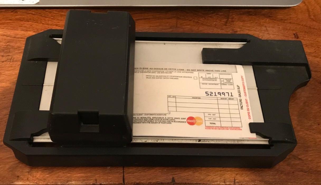 manual credit card imprinter Addressograph Bartizan 4850
