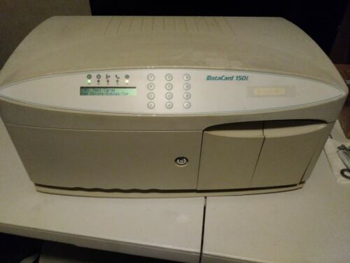 DATACARD 150I EMBOSSER  /MAGSTRIPE /REAR INDENT/TOPPER