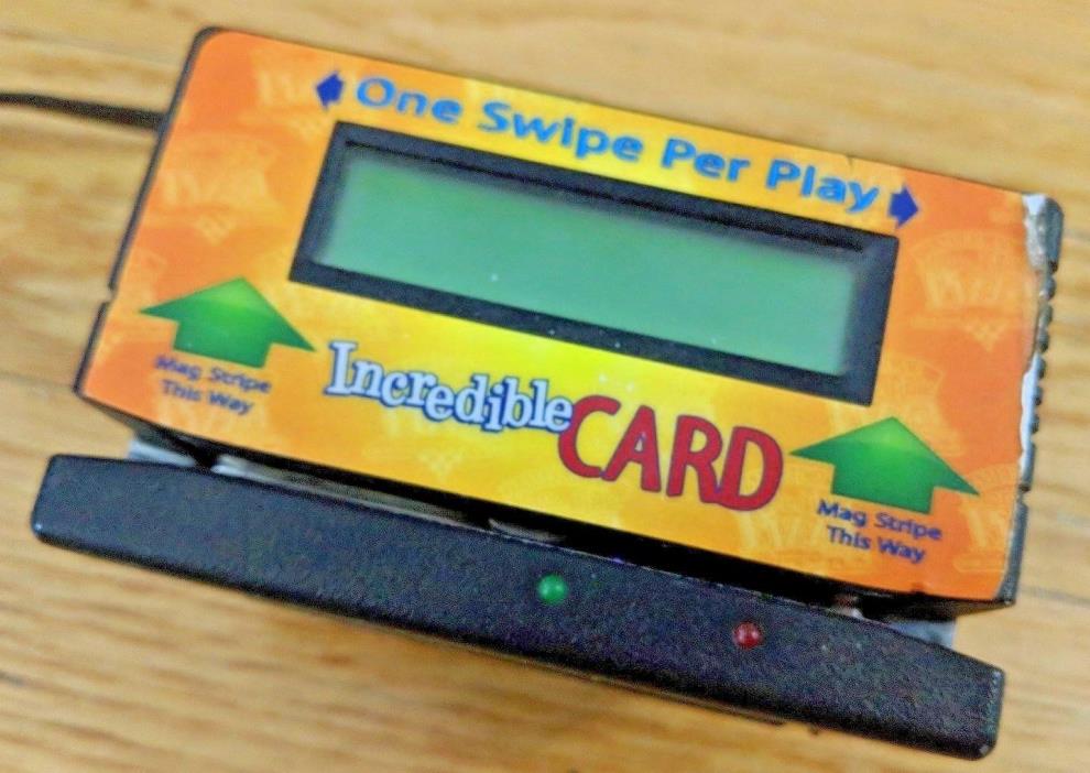 Incredible Card Arcade Card Reader One Swipe Per Play Mag Stripe