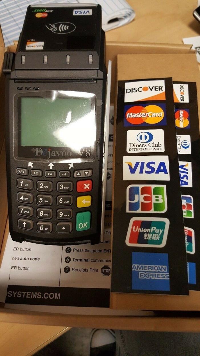 ***New Dejavoo V8 Plus Contactless Reader Credit Card Machine VEGA5000S CT D***