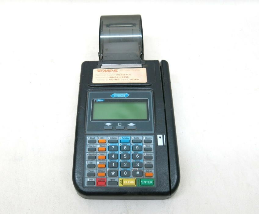 Hypercom T7+ Credit Card Terminal Reader Receipt Printer Only T7Plus No Chip