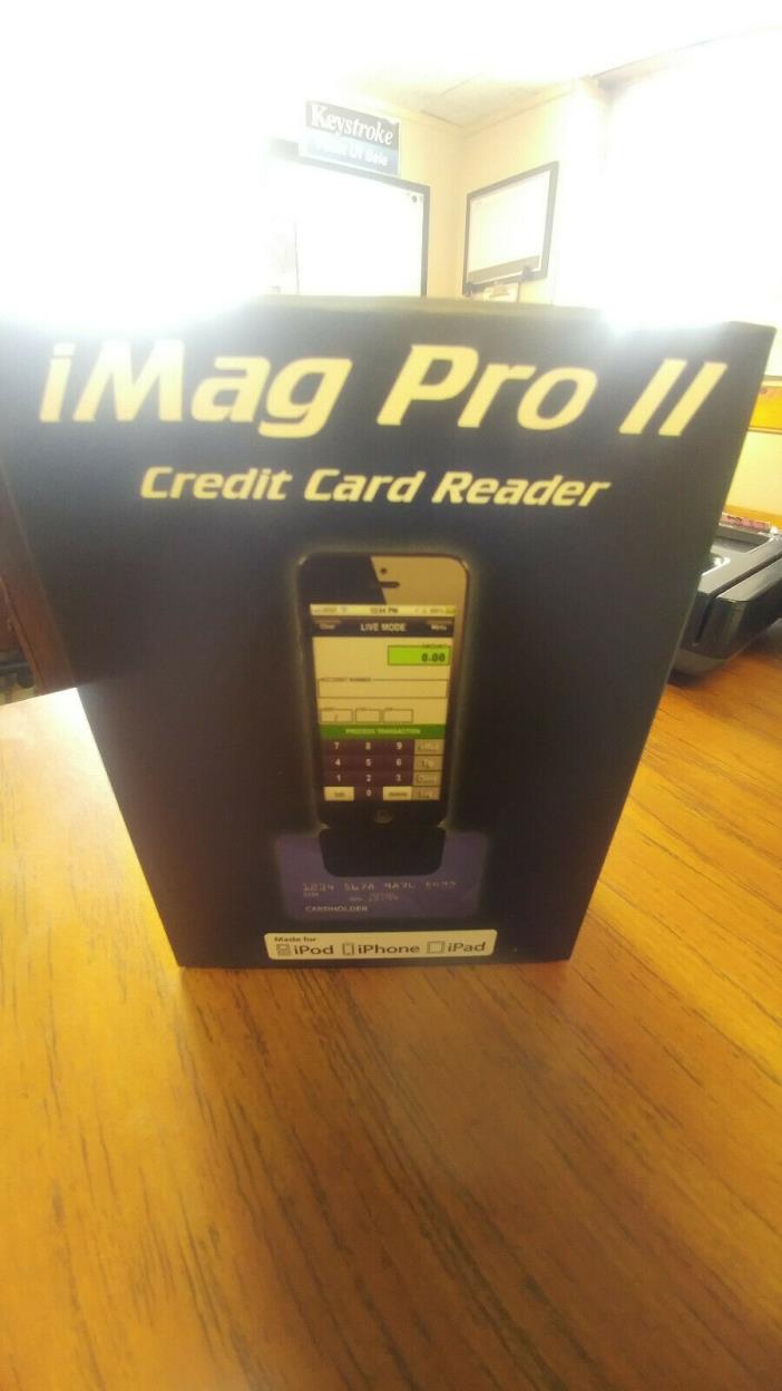 iMag Pro II credit card reader for iPhone iPad iPod - never used