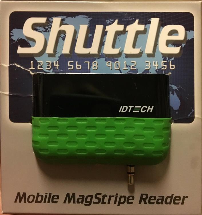 ID TECH ID 80110010-001 Shuttle Secure Mobile MagStripe Reader pre owned