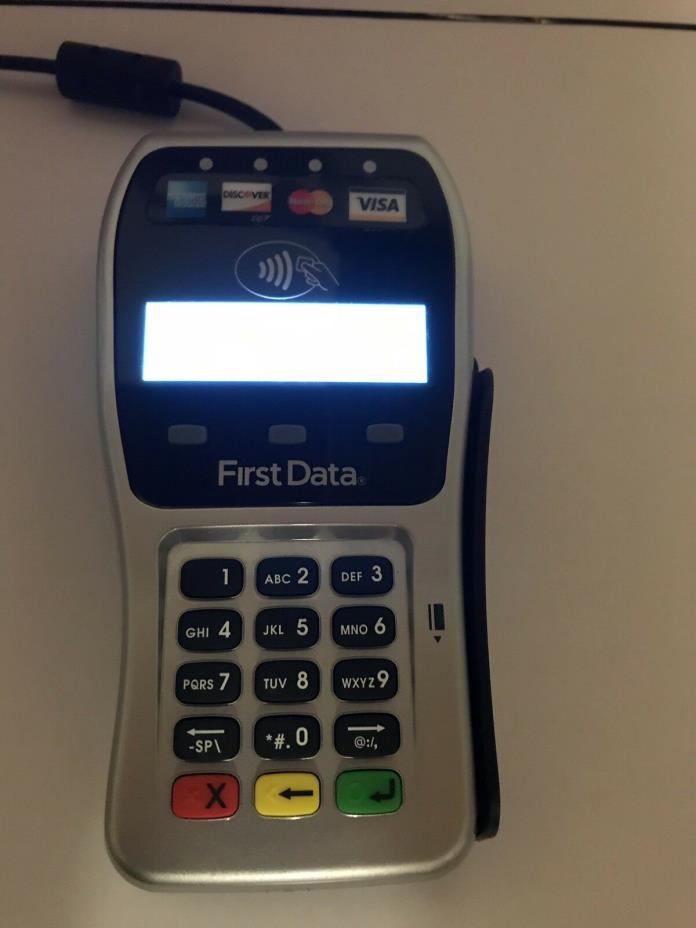 First Data Fd-35 Credit & Debit Card Reader EMV NFC Chip PIN Pad (Used)