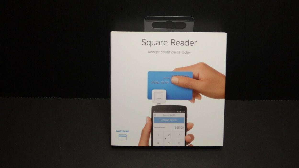 Square Magnetic Stripe Card Reader iPhone Android Factory Sealed New