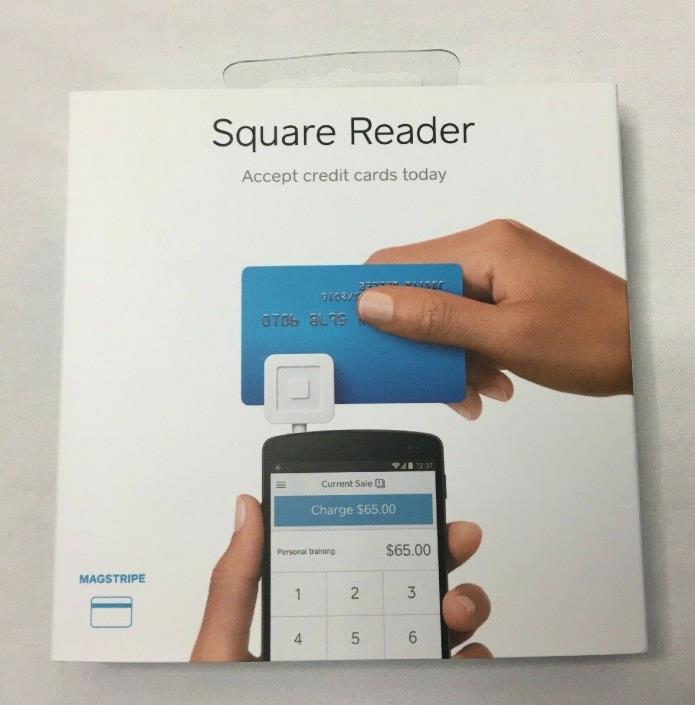 SQUARE Reader Magstripe -Accept CC's using iPhone, iPad or Android RETAIL SEALED