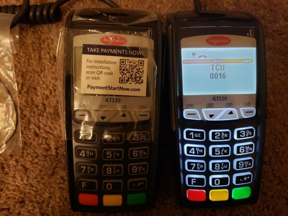 Ingenico iCT220 Credit Card Terminal w/ Chip Reader