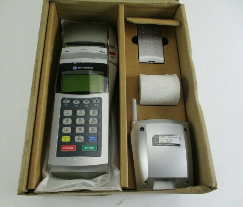 Exadigm XD2000 Wireless Credit Card Reader Terminal