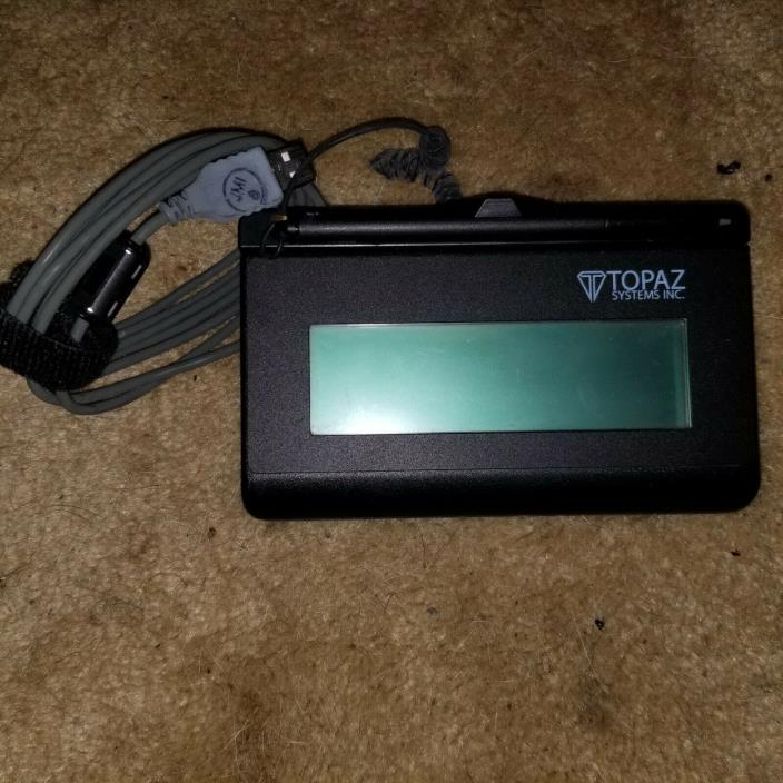 Topaz T-L462-HSB-R LCD 1X5 USB Signature Capture Pad, Free Shipping