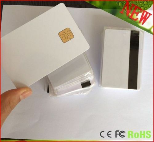50 pcs Smart IC card SLE 4428 Big Chip 3 Track Magnetic stripe Ship From USA