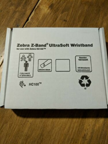 Zebra Z-Band Direct Wristband HC100 Printer White 1x11 10015355K