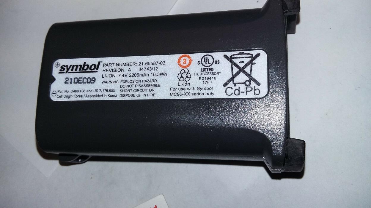 Motorola / Symbol 21-65587-03 Li-ion Battery for MC90XX