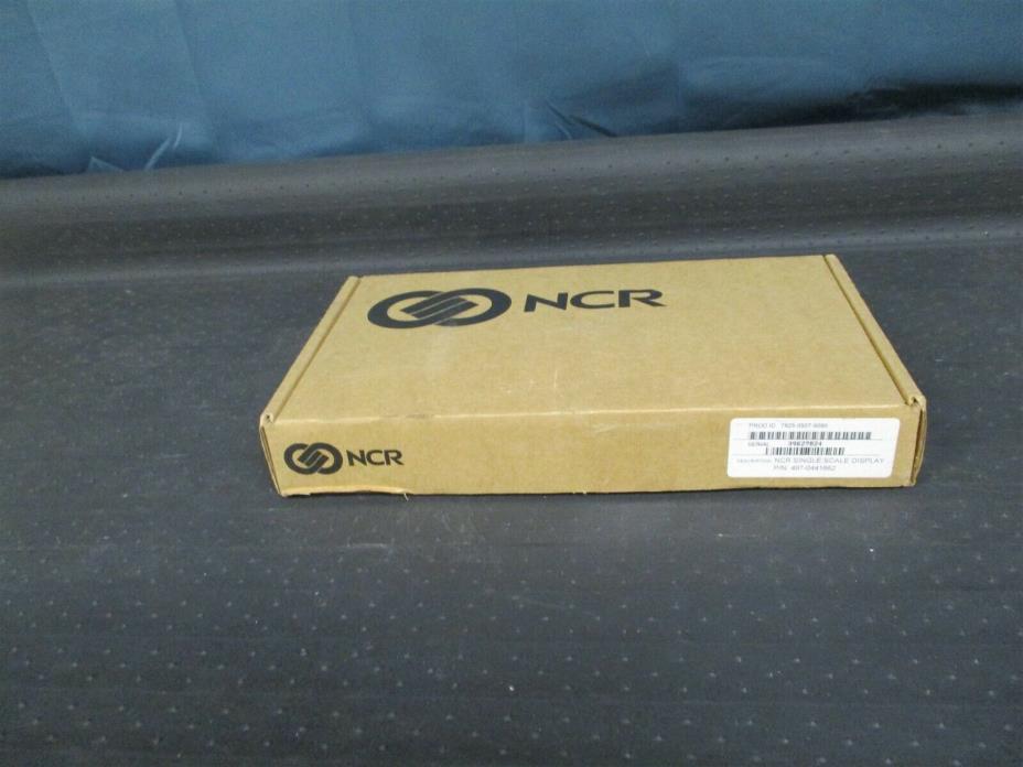 OEM NCR 7825 Single Scale LCD White 8m interface cable provided 497-0468532