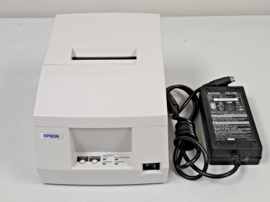 Epson TM-U325D White Receipt POS Printer M133A Mint Condition!