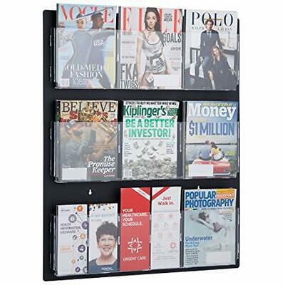 Hanging Magazine Rack Office & School Supplies With Clear Acrylic Adjustable
