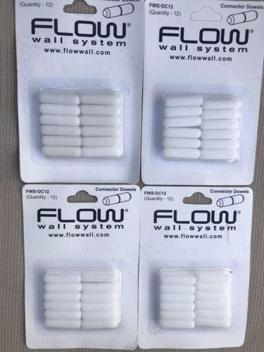 Flow Wall System Connector Dowels 4 Packages 12 Each FWS DC12