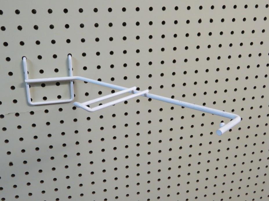 Angled retail peg hook,merchandise hangers,set of 12,white,12