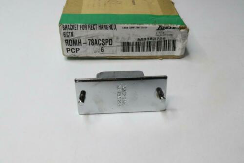 6 Pack - LOZIER ROMH-78ACSPD BRACKET FOR RECT HANGROD 6/CTN