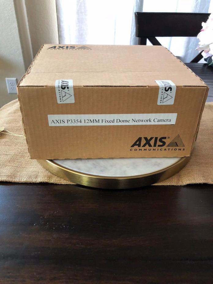 AXIS P3354 12mm Lens Tamper Resistant Indoor Fixed Dome Network Camera, 0467-001