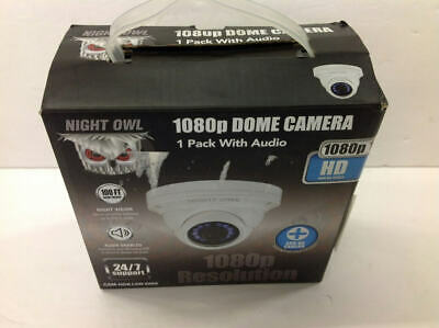 Night Owl Security Dome Camera 1080P BNC Analog /w Audio CAM-HDA10W-DMA