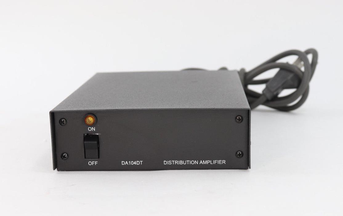 Pelco DA104DT Video Distribution Amplifier 1 input 4 outputs 120vac