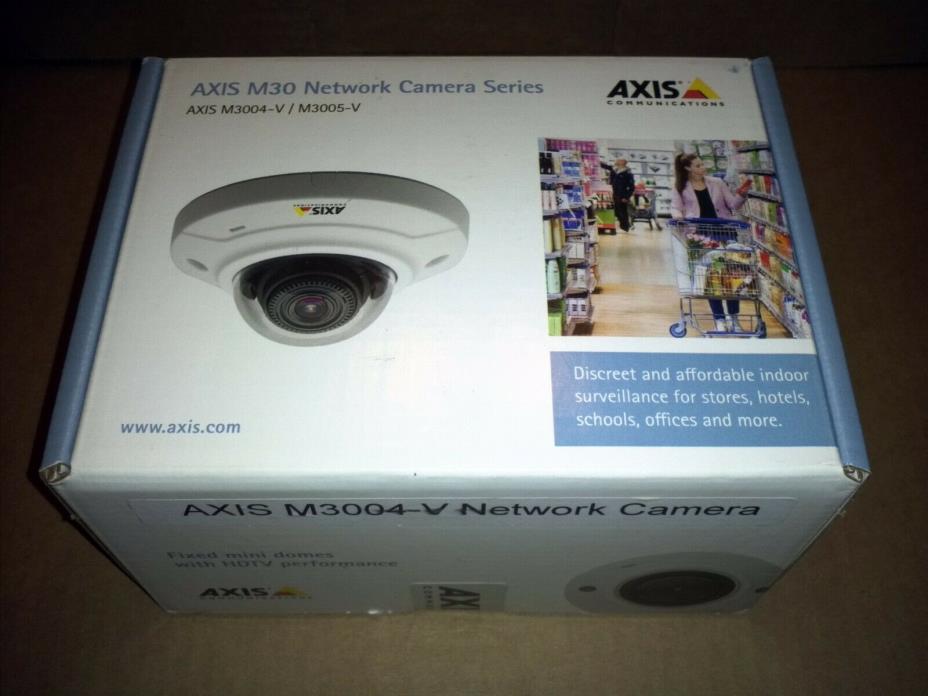 AXIS M3004-V HDTV 720P Network Camera PN: 0516-001  BRAND NEW IN BOX MSRP $240