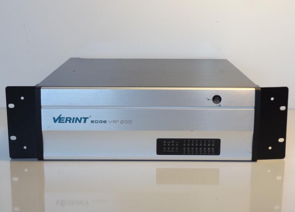Verint EdgeVR 200 Network Video Recorder 70-300-5232 No Drives RBS-E2-16-1TB-W