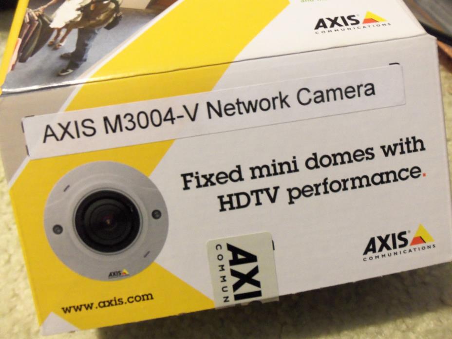 Axis M3004-V IP Network Security Surveillance Web Color Cam Camera