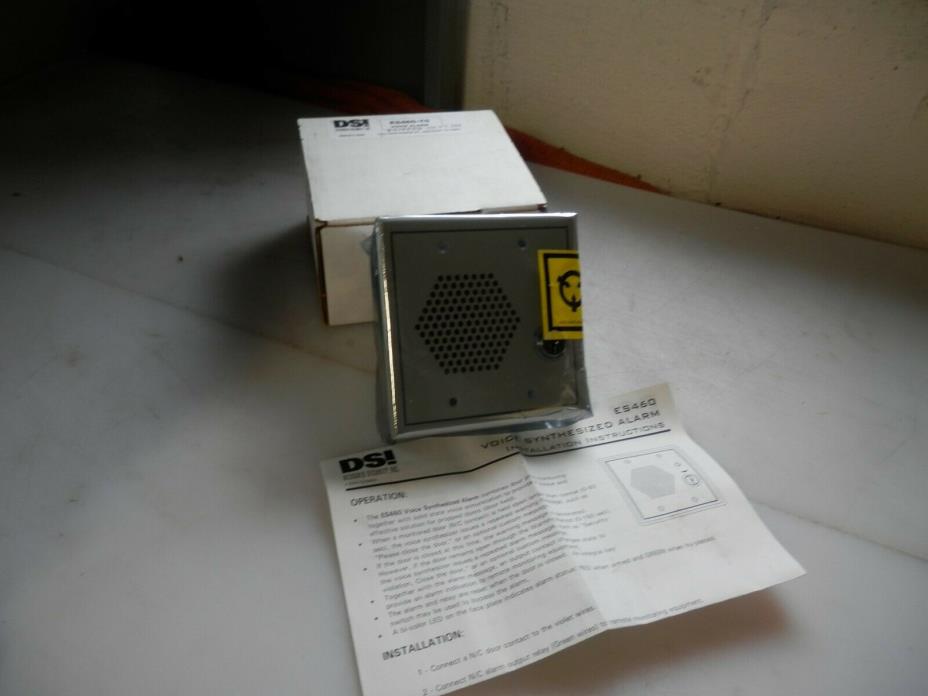 NEW DSI ES460-T0 DESIGNED SECURITY INC. VOICE SYNTHESIZED ALARM