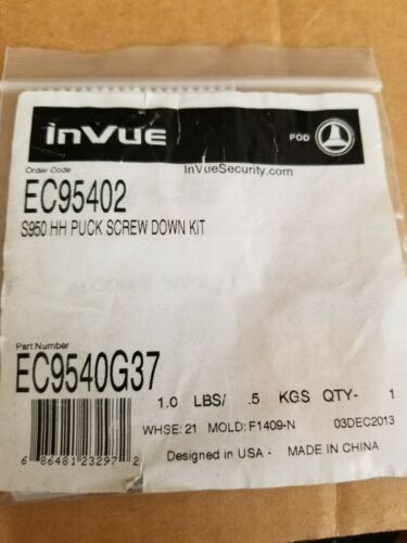 NEW.. Invue S950 HH Puck Screw Down Kit - Retail Security #EC95402