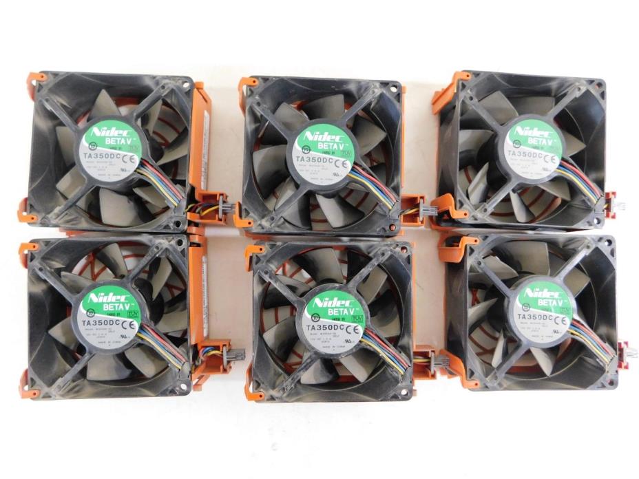 Lot of 6 Nidec TA350DC M35556-35 Fans