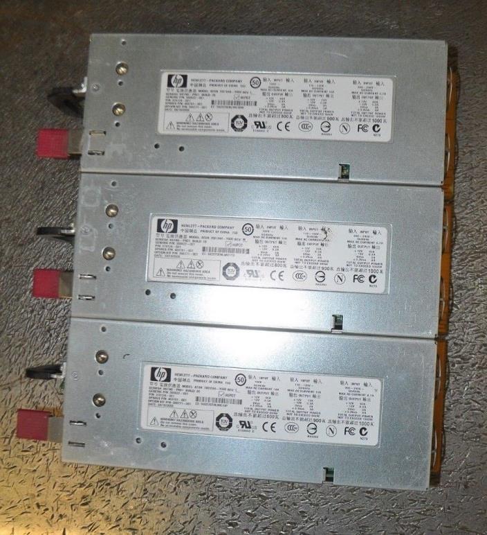 Lot of 3 HP ATSN 7001044-Y000 HSTNS 380622-001 Server Power Supply