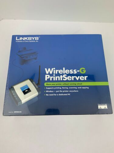 Cisco-Linksys WPSM54G Wireless-G Print Server with Multifunction Printer Support