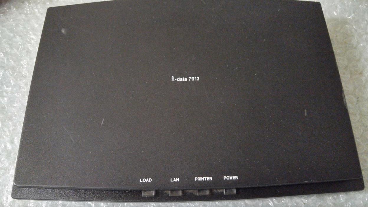 IBM i-data 7913-04 LAN Box Network Print Server Used Good Condition Working