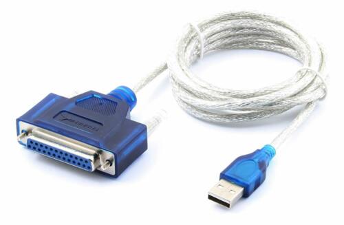 Sabrent 6 Ft USB to Parallel Cable (DB25F Parallel) (USB-DB25F-R)