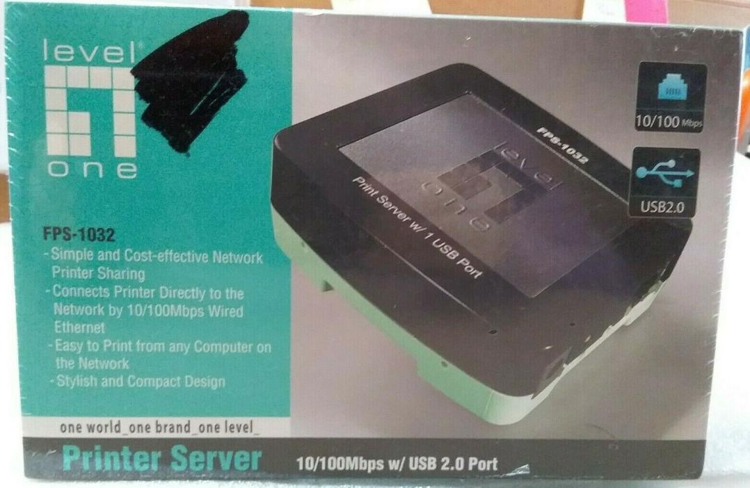 Level One USB Print Server - FPS-1032
