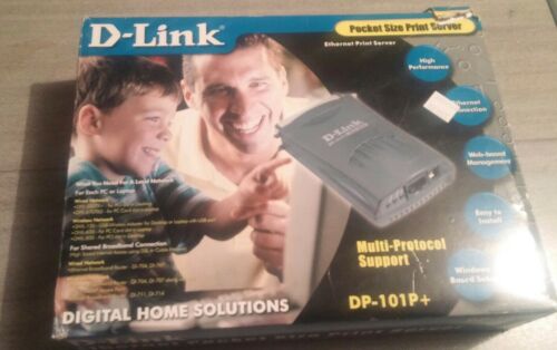 D-LINK DP-101P+ Pocket Size Ethernet Print Server