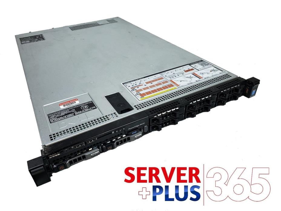 Dell PowerEdge R630 Server, 2x E5-2650 V3 2.3GHz 10Core, 64GB, 4x 450GB, H730