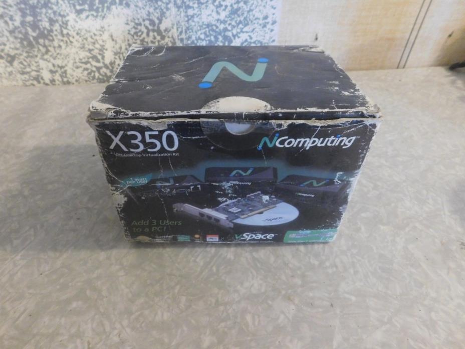 NComputing X350 3 User Desktop Virtualization Terminal Kit