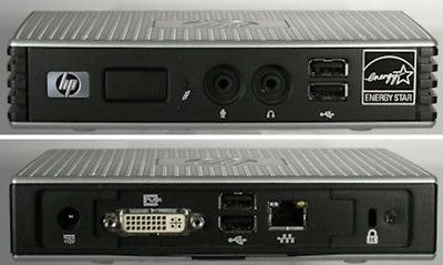 Thin Client HP HSTNC-007 w/Mtr Marvell 1.2 GHz 512MB RAM w/Power AC (Set of 2)