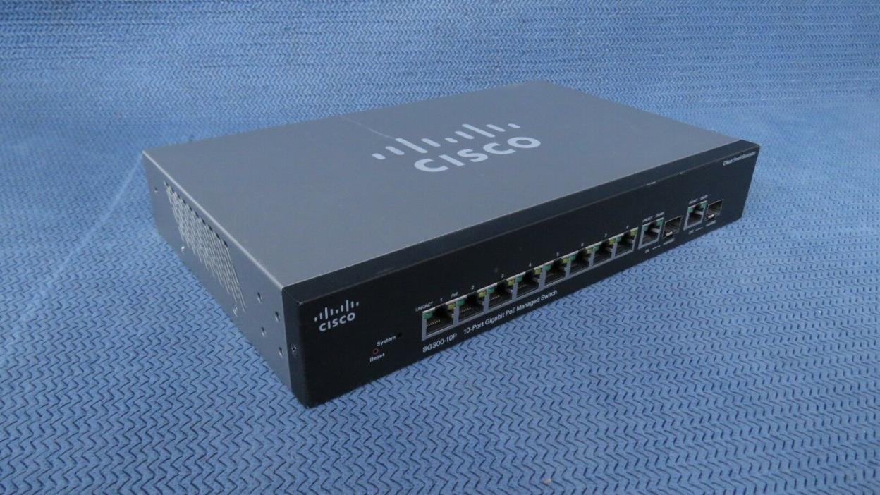 Cisco Small Business 300 Series Managed Switch SG300-10P 74064BM