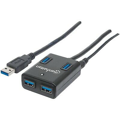 MANHATTAN 162302 SuperSpeed USB 3.0 Hub - Free ship